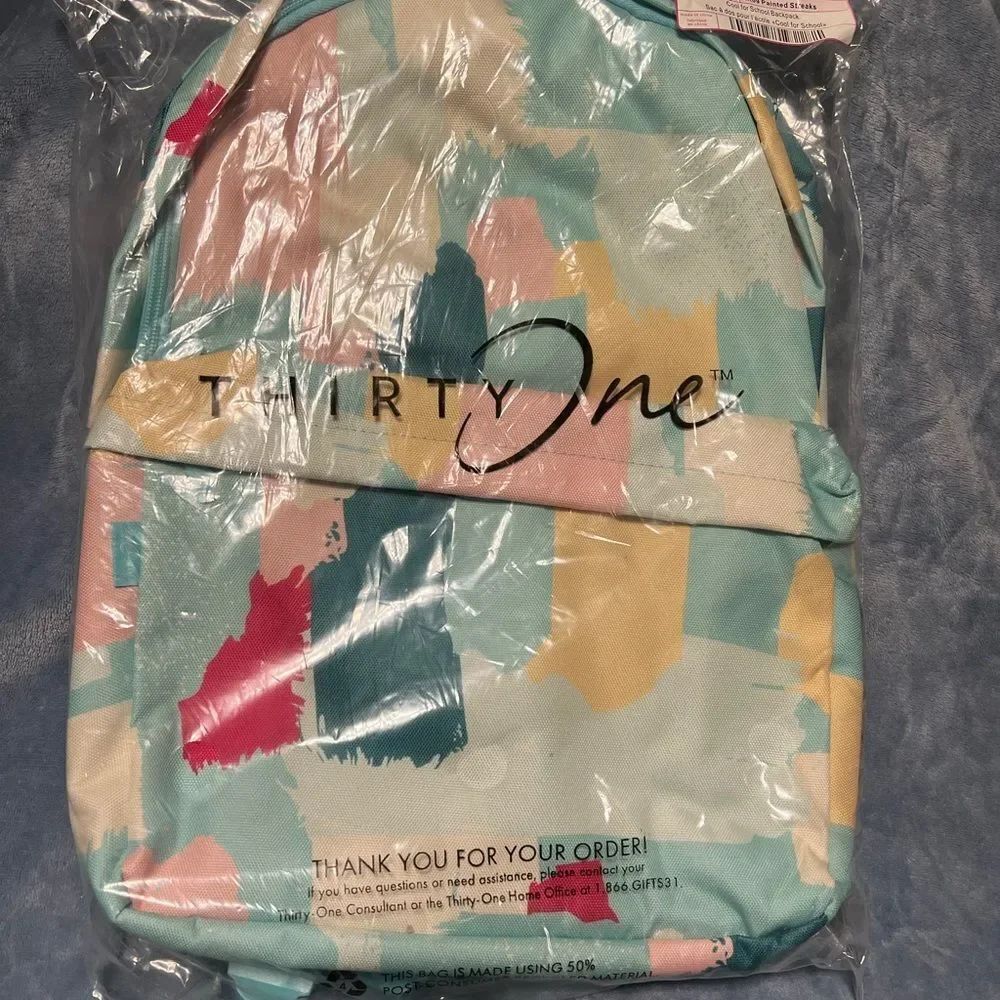 Thirty-One Colorful Backpack